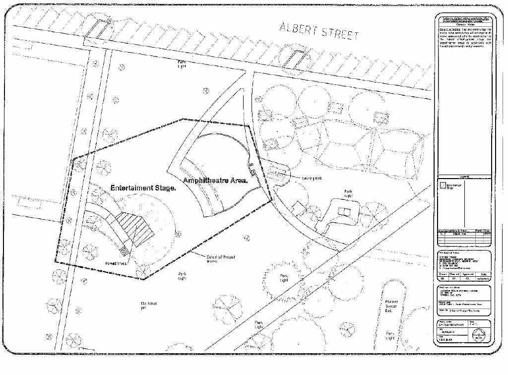 Final plan for the Leslie Park youth space. Final plan for the Leslie Park youth space.